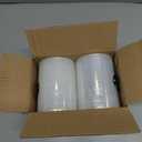 HURRICANE Stretch Wrap Film Refill Rolls, Clear Stretch Wrap Refill Roll, 2 Pack 80 Gauge Thick 5 inch 1000 ft, Clear Plastic Pallet Shrink Film, Stretch Plastic Wrap for Packing, Moving, Storage (Replacement Set)