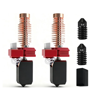 0.4MM Upgrade Ceramic Nozzle for Flashforge Adventurer 5/ 5M Pro Hotend Kit QuickDetachable Hardened Nozzle High Thermal Conductivity Print Head for Flashforge Adventurer 5M Pro