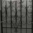 Garden Trellis for Climbing Plants 70.8" H x 25.6" W Metal Premium Quality Material Rust-Resistant Climbing Frame Stylish Garden Addition Outdoor Roses Vine Ivy Clematis Trellises Black