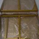 Asee'm 6.6FTx6.6FT Gold Wedding Arch Backdrop Stand Square Metal Rectangular Arch Frame for Ceremony Party Birthday Bridal Baby Shower Anniversary Arbor Balloon Decoration