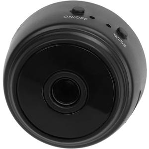 Mini Security Camera with Magnetic Back, HD 1080P Wireless Camera for Indoor & Outdoor Security, Small Nanny Cam for Pet, Baby, Home (Black)