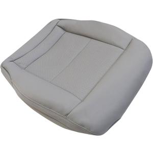 FZJDSD Gray Driver Side Bottom Perforated Microfiber Leather Replacement Seat Cover Compatible with Mercedes Benz E200 E250 E300 E350 2010 2011 2012 2013 2014