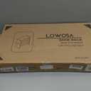 LOWOSA 2-Tier Stackable White Shoe Rack, Wooden 2-Shelf Shoe Organizer Freestanding Shoe Storage Stand for 6-9 Pairs, Perfect for Closet, Entryway, Office Use - White(Pack of 2)