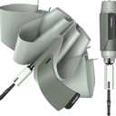 QWB TUMAAOTU Lightweight Compact Inverted Umbrella Windproof Auto Open Close  5-Second Quick Fold Design for Women & Men, 8 Ribs Strong Travel Umbrellas for Rain & Sun, Fits Backpack & Car (46 IN, Mist Green)