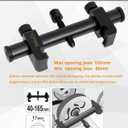 Universal Adjustable Crankshaft Pulley Puller Removal Tool, Ribbed Drive Crankshaft Pulley Remover, AC Pulley Puller Ribbed Puller for Crankshafts, Alternators, A/C Units & Water Pumps (35mm-160mm)
