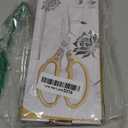 AWinjoy Kitchen Scissors, Heavy Duty Sharp Shears Dishwasher Safe, Kitchen Accessories Cooking Shears for Meat Chicken Fish Poultry Herb Bread (Gold)