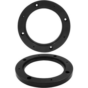 BokWin 2 Pcs Universal Fit Car Speaker Spacer 4 Inch Adaptor Ring Mounting Bracket Plastic Car Stereo Speakers Spacer(Black)