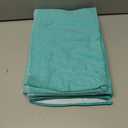 Homaxy Premium Kitchen Towels(18x 28, 6 Pack), Large Cotton Kitchen Hand Towels, Flat and Terry Dish Towels, 380 GSM Highly Absorbent Tea Towel Set with Hanging Loop, Teal