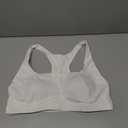 RUNNING GIRL High Impact Sports Bras for Women,Racerback Running Bra Workout Crop Tank Tops Longline Sports Bra Push up (White, M)