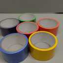 Colored Duct Tapes, 6 Rainbow Colors 2 Inch x 15 Yards x 9 Mil, Heavy Duty Waterproof Tape in Red, Pink, Yellow, Orange, Green, Blue