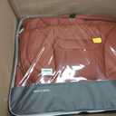 Car Seat Covers Full Set,Universal Fit for Cars,SUVs,Trucks,and Sedans with 5 Seats,Faux Leather Car Seat Cushion Compatible with Airbags,Waterproof Car Seat Protector,Wine Red