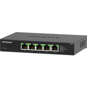 NETGEAR 5-Port 2.5G Multi-Gigabit Ethernet Unmanaged Network Switch (MS305) - with 5 x 2.5Gbps Ports, Desktop or Wall Mount, Metal Case