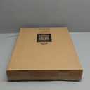 Mayfair Linden Slow Close Toilet Seat, Non Slip Heavy Duty Wood, Easy Install, Round, White