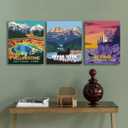 6 Pack National Park Diamond Painting Kits for Adults,5D Landscape Diamond Art Kits for Adults Beginners,DIY Mountain Full Round Drill Diamond Dots Gem Art Kits for Home Wall Decor 11.8x15.7 Inch (G0005)