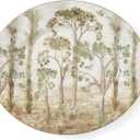 Spode Kit Kemp 14" Tall Trees Oval Serving Platter | Enchanted Forest Design | Porcelain | Dishwasher, Microwave, and Freezer Safe | Ideal for Salad, Snacks, and Appetizers | Home & Gathering Use