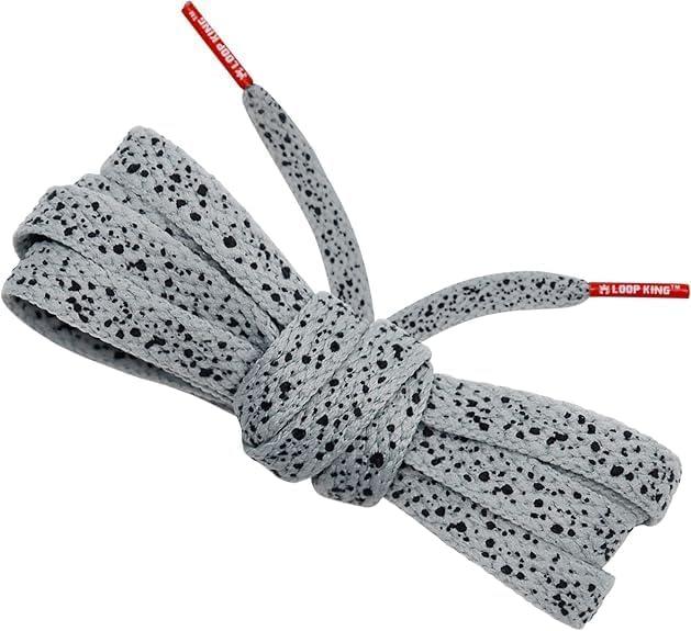 Loop King Shoe Laces- Premium Cement-Textured Sneaker Laces - Perfect for Athletic Individuals (Kids and Adults) (5-6 Eyelets / 90cm / 36")