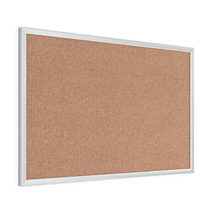 U Brands Cork Bulletin Board, 18" x 24" Inches, Light Birch Frame (265U00-01)
