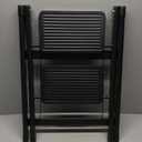 2-Step Ladder, Folding Step Stool for Kitchen/Closet/Garage, Sturdy & Lightweight Aluminum Handy Ladder, 250 lbs Capacity, Anti-Slip Pedals, Compact & Portable for Home DIY & Everyday Use