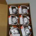 2 Inch LED Downlight, 3W Recessed Lighting Dimmable Ceiling Light Kit, 2700K Ultra Warm White, CRI80 White LED Can Lights with Driver(35W Halogen Equivalent), 6 Pack