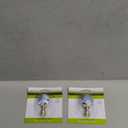 Retisee 2 Pcs 1.2 Inch Blue and White Porcelain Floral Ball Finials for Lamps Thread Size 1/4-27 Finial Lamp Shade Top Screw Lamp Topper Knob Ceramic Decorative Chinoiserie Finials Polished Brass Base