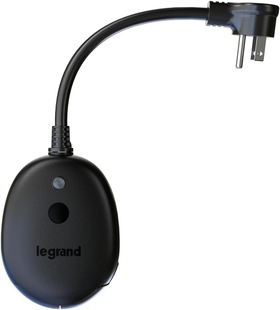 Legrand Wi-Fi Outdoor Dual Output Matter Smart Plug, Effortless Setup, Enhanced Compatibility with Apple HomeKit, Google Home, Alexa & SmartThings, Matter Smart Home, Pack of 1 WWMP31