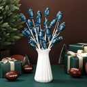 6 Pcs Cowboys Football Picks Decoration Christmas Tree Picks Team Friendship Football Table Toppers Decorative Sticks for Sports Game Day Dallas Fan Cowboys Party Birthday Vase Filler Craft Wreath