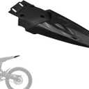 Rear Fenders ABS Motorcycle Mudguard Compatible with Talaria MX3 MX4 MX5 Electric Dirt Bike (Bright black)