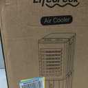 Lifecreek Portable Air Conditioner, 3-in-1 Evaporative Air Cooler with 3.2 Gal Water Tank, Windowless Portable AC Fan with 6 Ice Packs, Remote, 12H Timer, 3 Speeds, 4 Modes for Room Bedroom Office