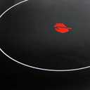 MegaChef Ceramic Infrared Double Cooktop, 25 Inch, Black