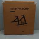 Bike Trainer, Magnetic Bicycle Stationary Stand for Indoor Exercise Riding, 26-29" & 700C Wheels, Quick Release Skewer & Front Wheel Riser Block Included (BLUE)