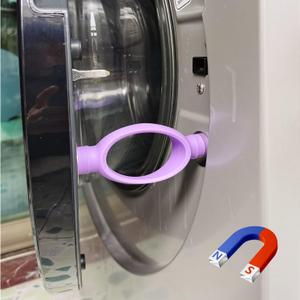 washing machine door prop,prevent holdy moldy Helps your Washer Dry Properly to Prevent Odors (dark grey) (Purple)