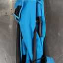 SONGMICS Set of 2 Portable Beach Chairs for Adults, Max. Load 330 lb Each, High Backrest, Cup Holder, Lightweight, Heavy-Duty, Light Blue UGCB067Q01V1