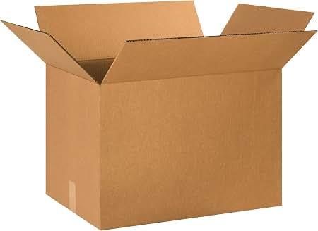 Fuyoooo 10 Pack 20x16x1 Inches Shipping Boxes Medium Corrugated Cardboard Box for Packing Moving Mailing Business Book Christmas Party Gifts Craft