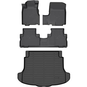 for Honda CRV Floor Mats 2007 2008 2009 2010 2011 LX/SE/EX/EX-L Car Mats for Honda CR-V Accessories All Weather Cargo Liner