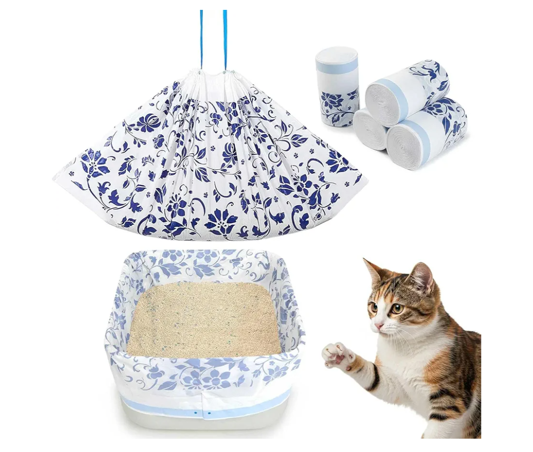 Unicorn Catcher 30 Pack Cat Litter Bags 36" x 19" Large Litter Box Liners Tear-Resistant with Drawstring for Easy Access Cat Litter Liners for Litter Boxes Under 36in Total Size
400+ bought in past month