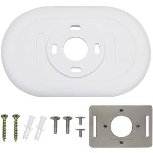 Nest Thermostat Trim kit,Nest Thermostat Wall Plate for Google Nest Thermostat-Programmable WiFi Thermostat Accessory (White
