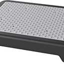 SPACELEAD Mobility Step Stool for Adults & Seniors, Anti-Slip Bathroom Step Stool, Portable Stair Assist Indoor/Outdoor, Platform Step for Kitchen, Office, and Bedroom, 600lbs Capacity, Black-Gray