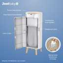 Jool Baby SmartWave Plus Diaper Pail & Refill Motion Sensing Lid with Odor Lock Compatible with Regular Trash Bags Holds up to 50 Newborn Diapers