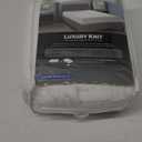 Sealy Luxury Knit Mattress Protector Queen White