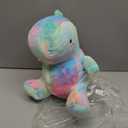 VHYHCY Cute Dinosaur Plush Toys, Fat Dinosaur Stuffed Animals Toys Dolls, Soft Plush Stuffed Animal Dino Plushie, Birthday Gifts for Kids Girls Boys Colorful 12 inch