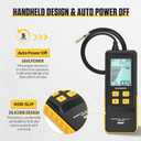 Engine Oil Tester & Motorcycle Oil Change Kit- Gasoline/Diesel Diagnostic Tool, 31.5in Probe, Temp Test, 2.8in Display (4 Batteries)