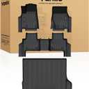 Custom Floor Mats for 2022-2024 2025 2026 Jeep Grand Cherokee WL (Include 4xe, Not for WK2 or WL75) 5-Seat Only, Anti-Slip Durable All Weather TPE Car Liners with Trunk Cargo Liner