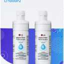 LG LT1000P2 6-Month / 200 Gallon Refrigerator Replacement Water Filter, Reduces Chlorine, 2 Count (Pack of 1), White.