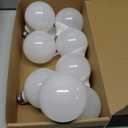 MAXvolador G25 LED Globe Light Bulb 60W Equivalent, Daylight White 5000K E26 Vanity Light Bulbs for Bathroom Makeup Mirror, Round Bulb Non-Dimmable 8-Pack