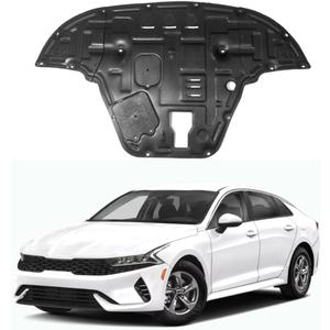 Engine Splash Shield Fit for KIA K5 2021 2022 2023 2024 2025 Engine Case Guard Under Engine Cover Compatible with K5 2021-2024 Front Engine Guard Mud Flaps Including Screw Hardware