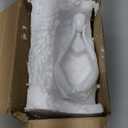 BrownLove 3pcs Decor White Thinker Statue Abstract Art SculptureResin Collectible Figurines for Home Living Room Office Shelf Decoration (One Size)