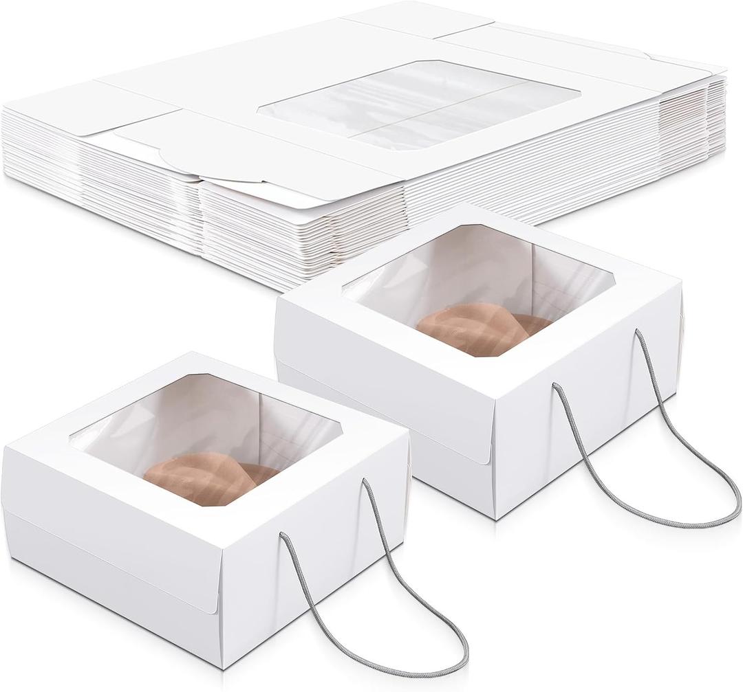 15 Pcs 15 x 15 x 7 Inch Cardboard Hat Boxes with Display Window, White
Large Hat Shipping Case Organizer Storage with Lid and Handles for Travel Storage Present Packing