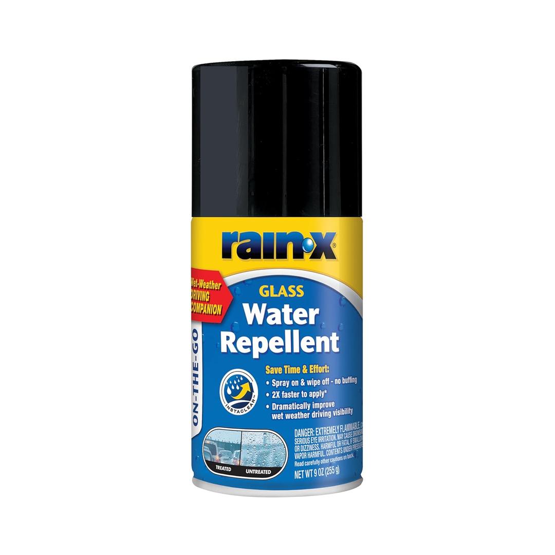 Rain-X 630167 On-The-GO Glass Water-Repellent Aerosol 9 oz.