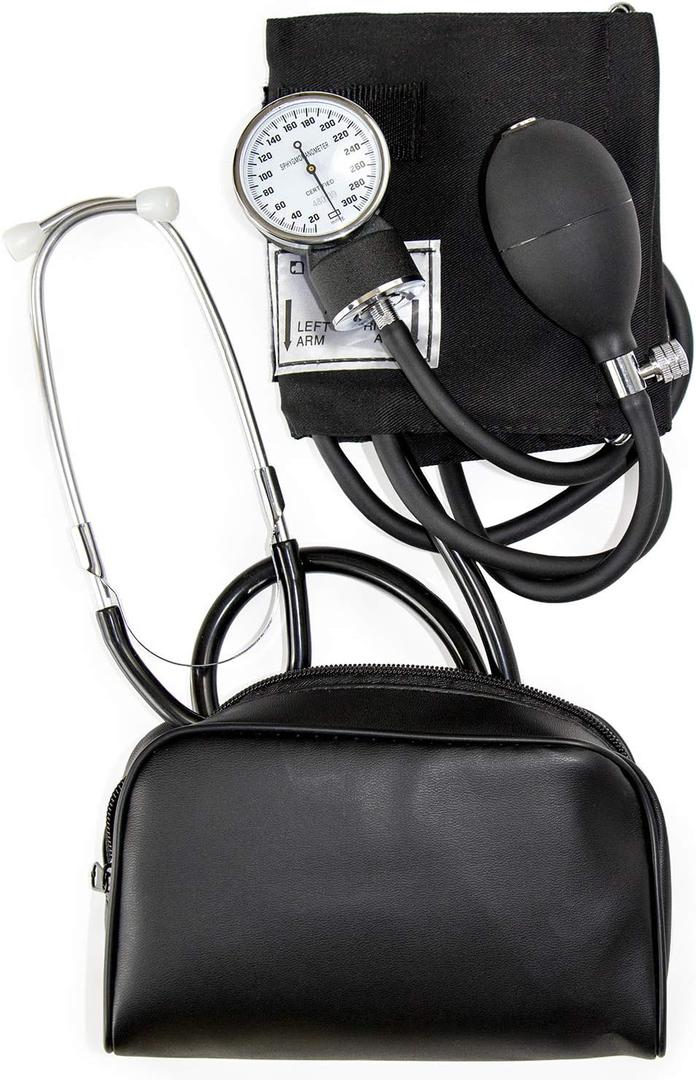HealthSmart Manual Blood Pressure Monitor, Self Taking Blood Pressure Kit, With Standard Cuff Size 1 (ADULT)