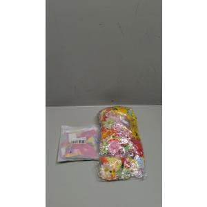 210 Pcs Mini Silk Flower Heads Small Fake Rose Daisy Faux Flowers Bulk for Crafts Artificial 3D Loose Fabric Flowers Heads Sunflower Bulk for Wedding Hair Cap Dresses Decorations (Bright Colors Mixed)